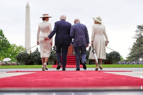 La-Casa-Blanca-publica-foto-de-Trump-y-Carlos-III-con-la-leyenda-TWO-KINGS-durante-la-visita-de-Estado