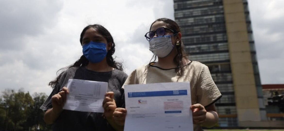 Aspirantes-seleccionados-de-la-UNAM-protestan-por-tercera-vez-contra-el-examen-de-control
