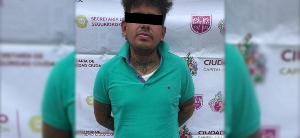 Detienen-a-Hugo-Alexis-N-presunto-integrante-de-La-Union-Tepito-en-Cuauhtemoc