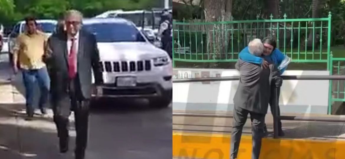 VIDEO-Ruben-Rocha-Moya-regresa-al-Palacio-de-Gobierno-de-Sinaloa-entre-protesta-de-madres-buscadoras
